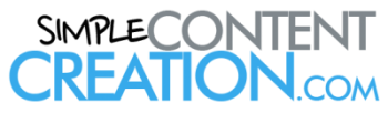Simple Content Creation Logo